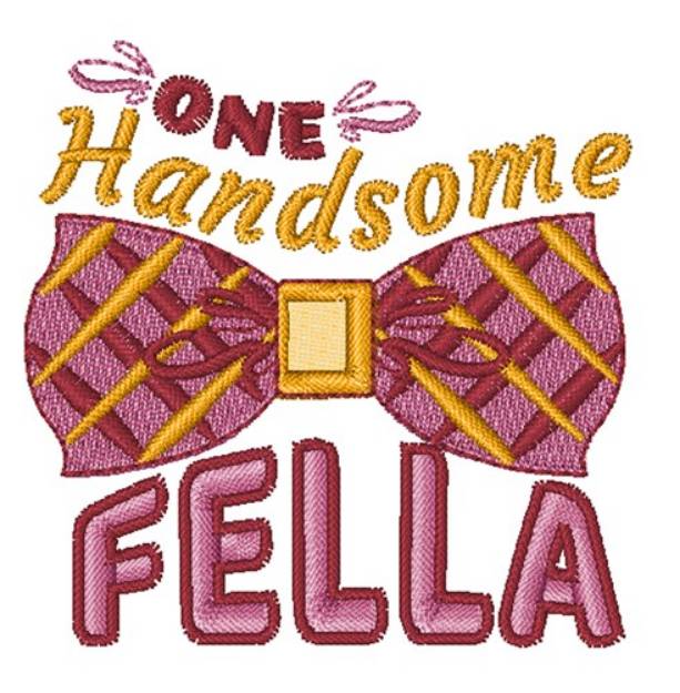 Picture of Handsome Fella Machine Embroidery Design