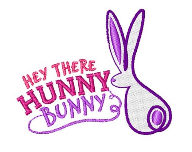 Picture of Hey There Hunny Bunny Machine Embroidery Design