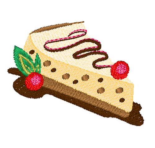 Cherry Cheesecake Machine Embroidery Design