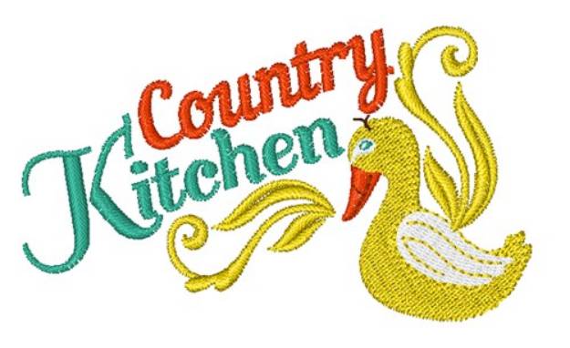 Picture of Country Kitchen Duck Machine Embroidery Design