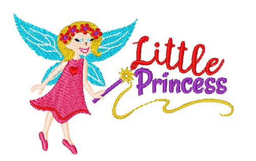 Little Princess Machine Embroidery Design