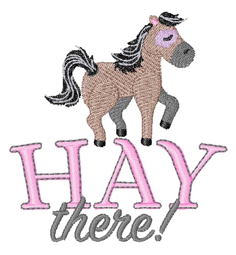 Hay There! Machine Embroidery Design