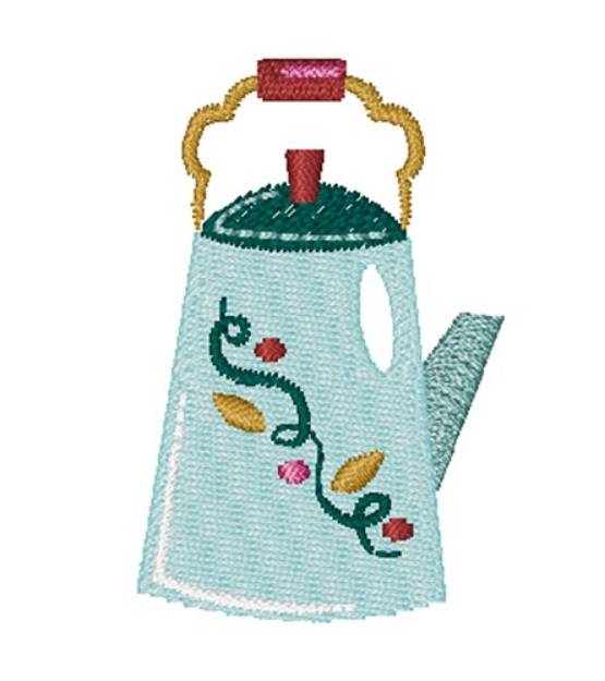 Picture of Tea Kettle Machine Embroidery Design