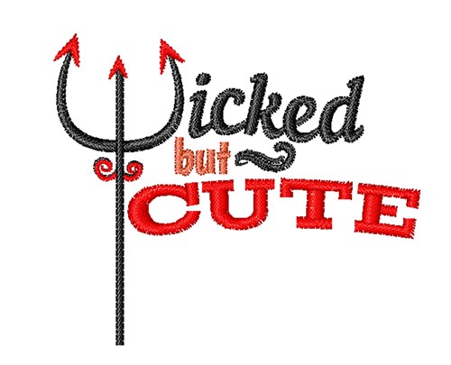 Wicked But Cute Machine Embroidery Design