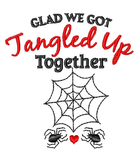 Tangled Up Together Machine Embroidery Design