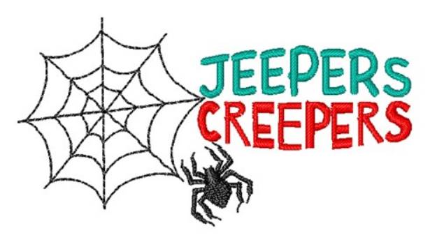 Picture of Jeepers Creepers Machine Embroidery Design