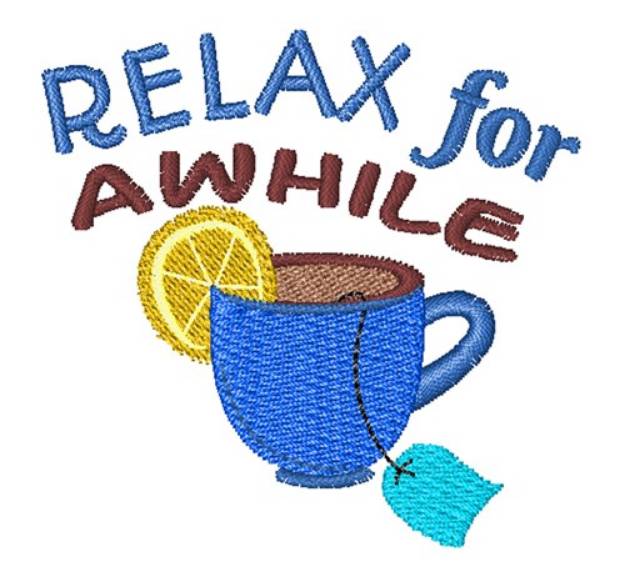 Picture of Relax For Awhile Machine Embroidery Design