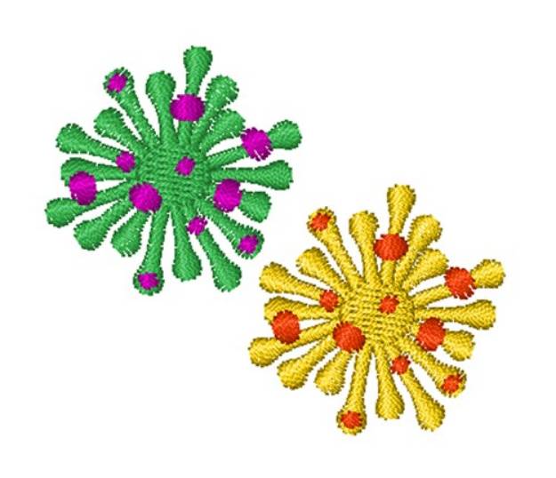 Picture of Virus & Germs Machine Embroidery Design