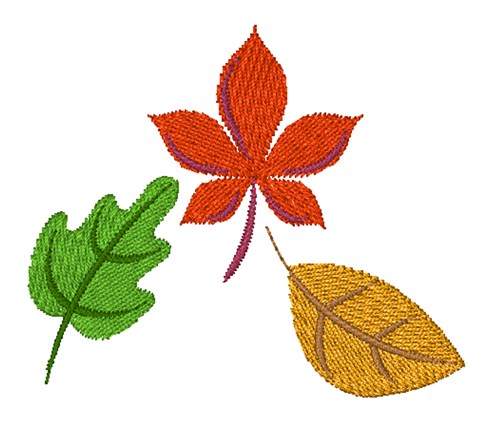 Autumn Leaves Machine Embroidery Design