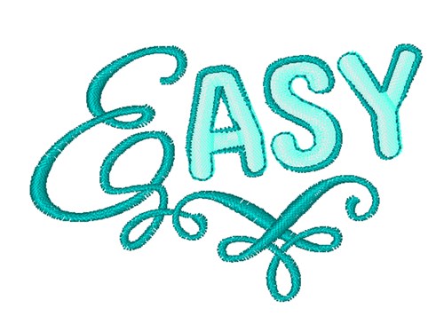 Easy Machine Embroidery Design