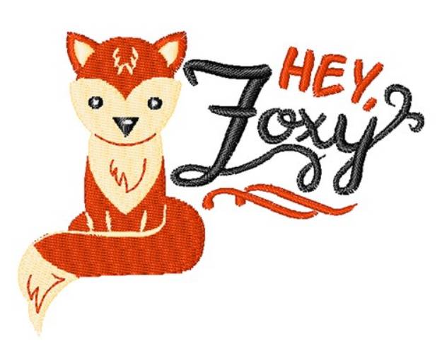 Picture of Hey Foxy Machine Embroidery Design
