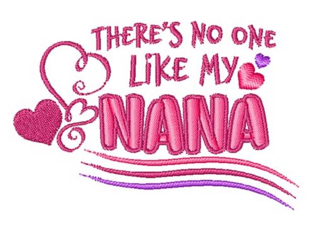 Picture of My Nana Machine Embroidery Design