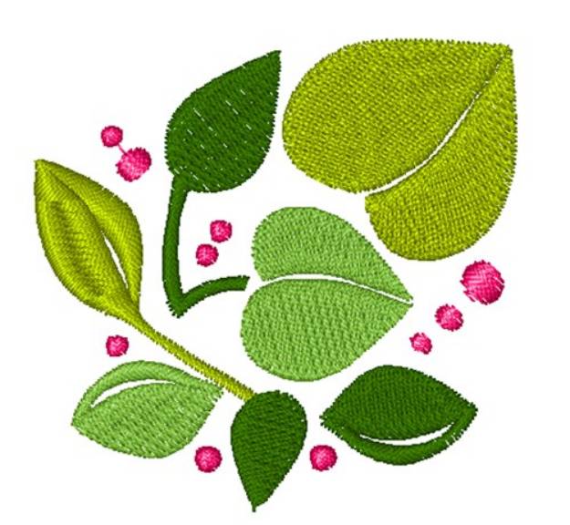 Picture of Greenery Machine Embroidery Design