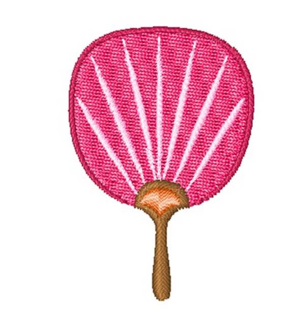 Picture of Hand Fan Machine Embroidery Design