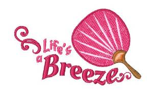 Picture of Lifes A Breeze Machine Embroidery Design