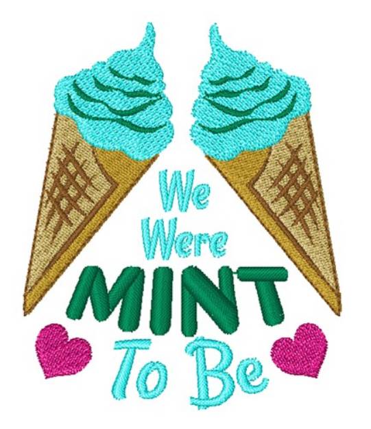 Picture of Mint To Be Machine Embroidery Design