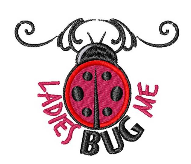 Picture of Ladies Bug Me Machine Embroidery Design