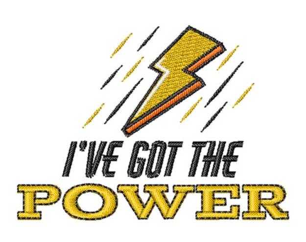 Picture of The Power Machine Embroidery Design