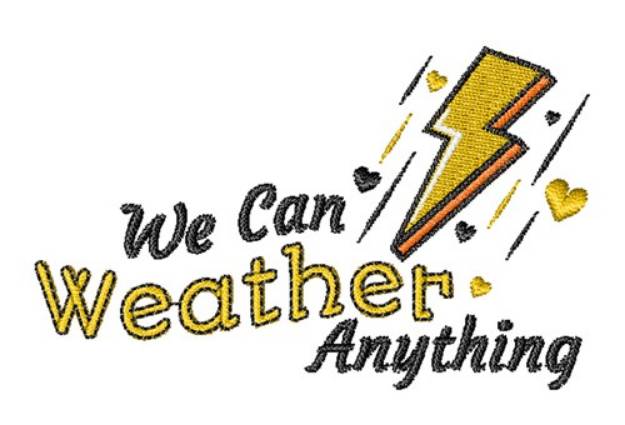 Picture of Weather Anything Machine Embroidery Design