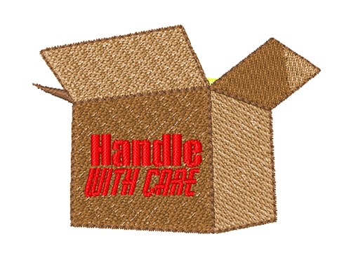 Handle With Care Machine Embroidery Design