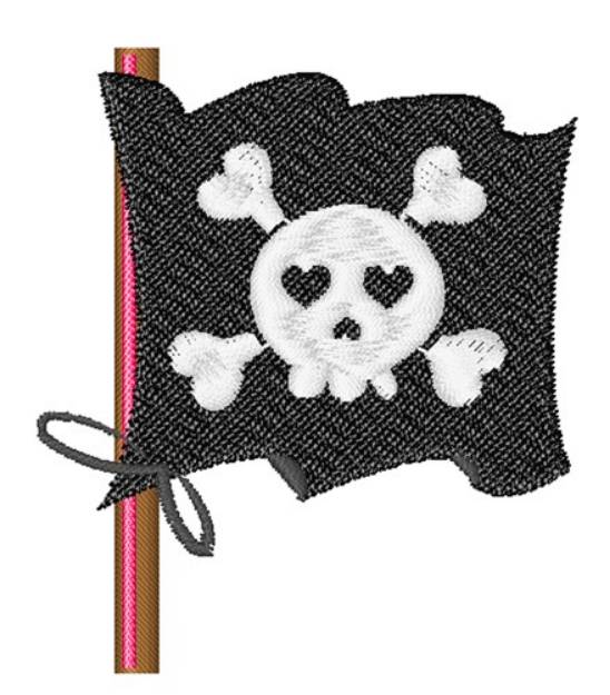 Picture of Pirate Flag Machine Embroidery Design