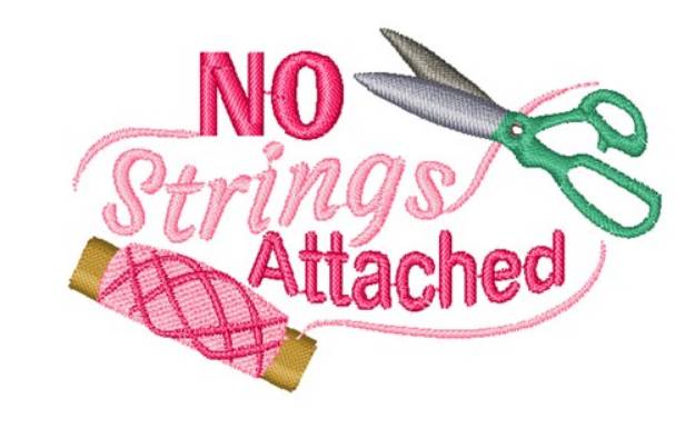 Picture of No Strings Attached Machine Embroidery Design