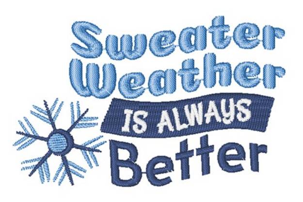 Picture of Sweater Weather Machine Embroidery Design