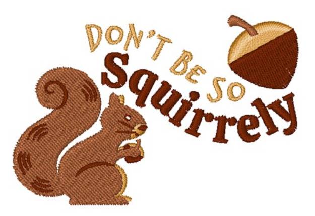 Picture of So Squirrely Machine Embroidery Design