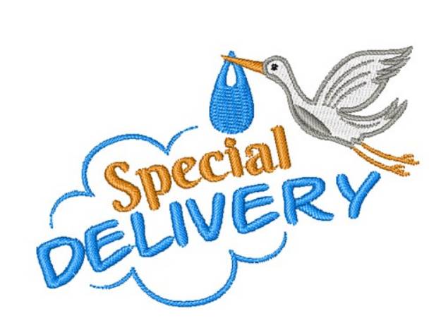 Picture of Special Delivery Machine Embroidery Design