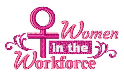 Women Workforce Machine Embroidery Design