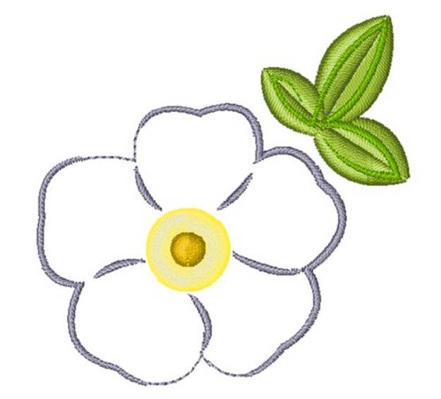 Picture of Georgia Flower Machine Embroidery Design