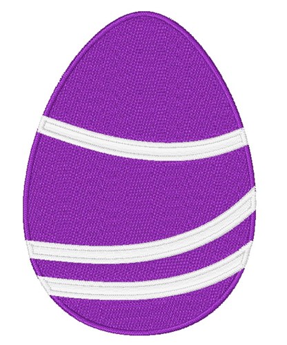 Decorated Easter Egg Machine Embroidery Design