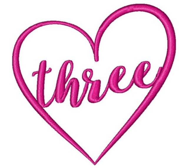 Picture of 3rd Birthday Heart