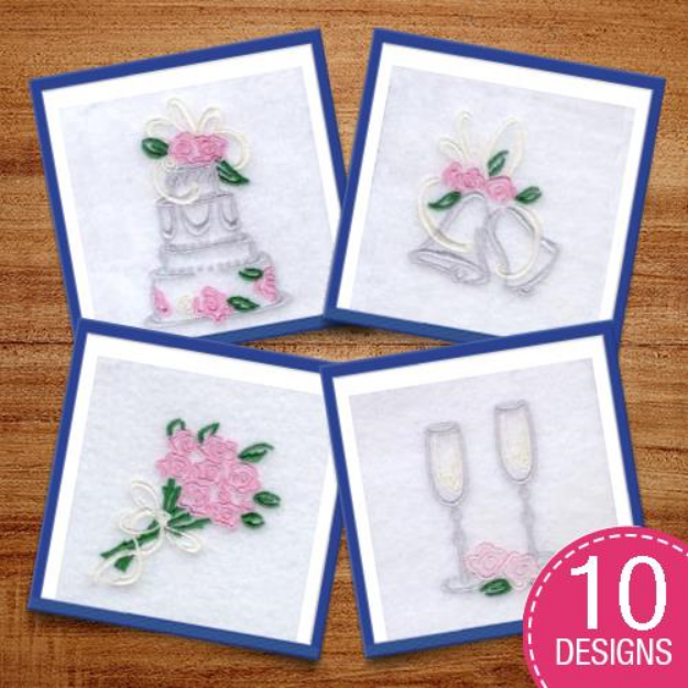Picture of Wedding Day Embroidery Design Pack
