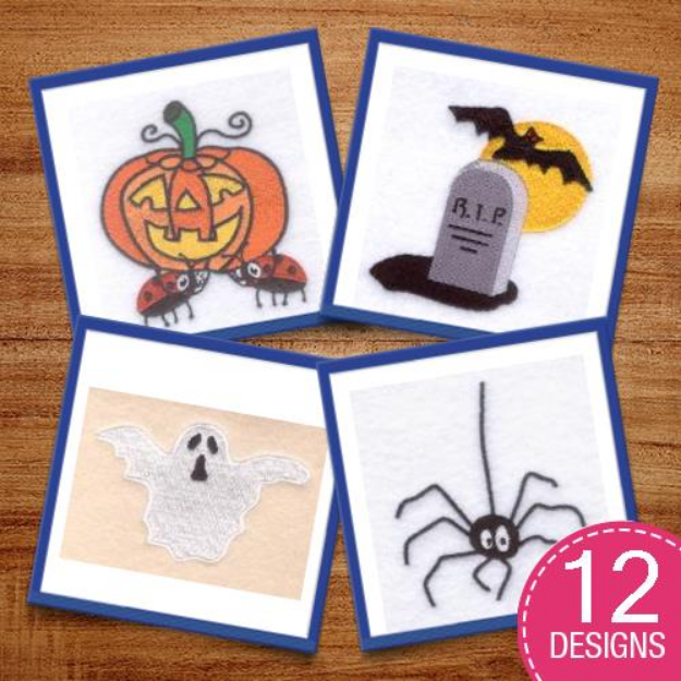 Picture of Happy Halloween Embroidery Design Pack