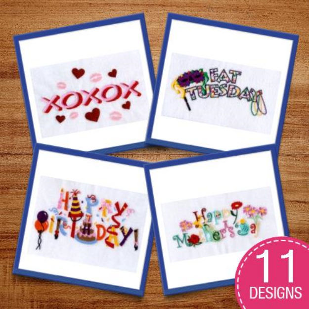 Picture of Seasonal & Special Occasions Embroidery Design Pack