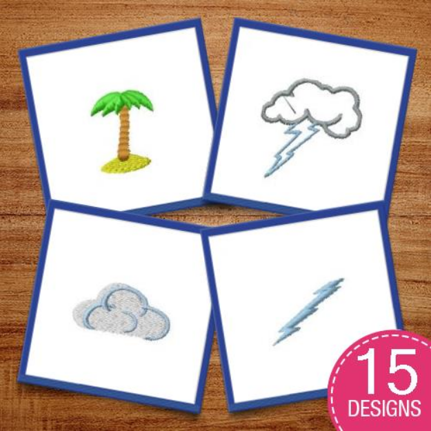 Picture of Weather Wonders Embroidery Design Pack