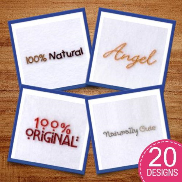 Picture of Tween Talk Embroidery Design Pack