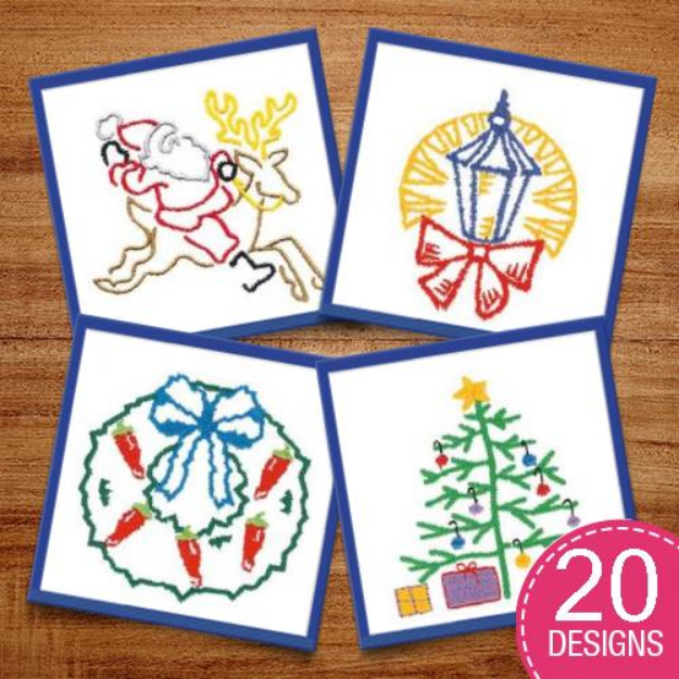 Picture of Christmas Creations Embroidery Design Pack