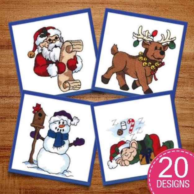 Picture of North Pole Embroidery Design Pack