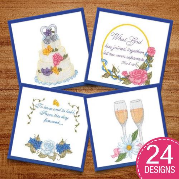 Picture of Wedding Embroidery Design Pack