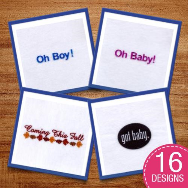 Picture of Baby On Board Embroidery Design Pack