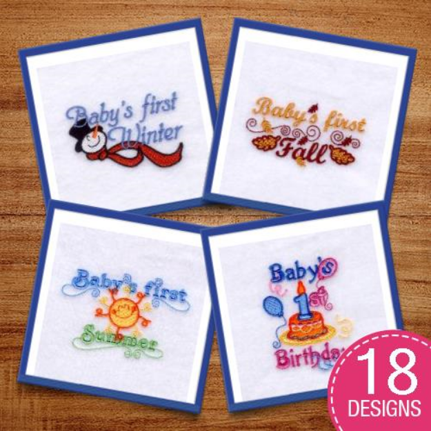 Picture of Babys 1st Holidays Embroidery Design Pack