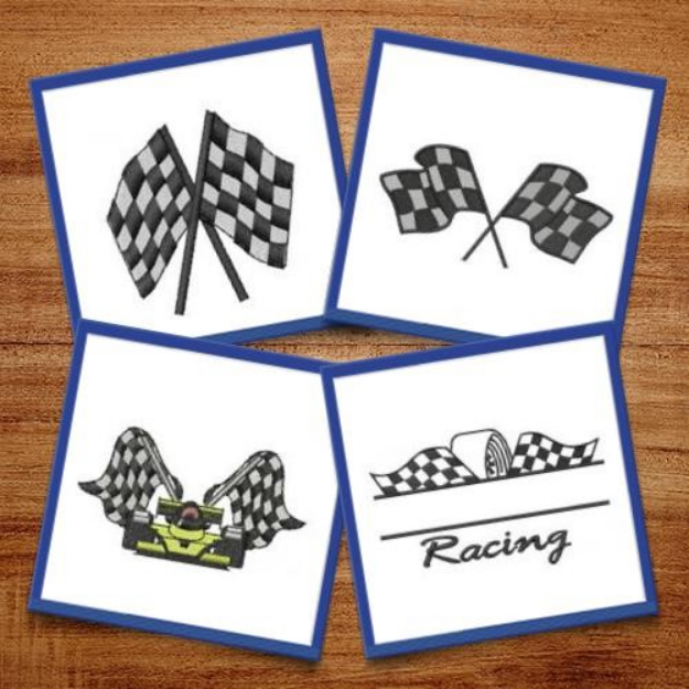 Picture of Racing Embroidery Design Pack