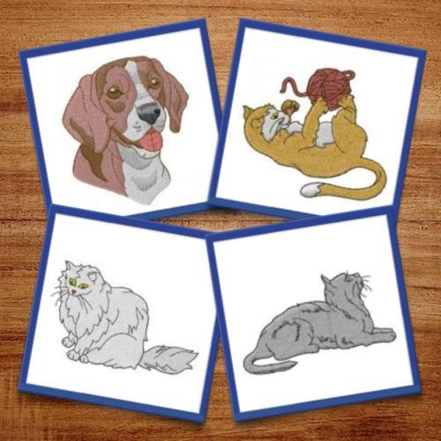 Picture of Animals 2 Embroidery Design Pack