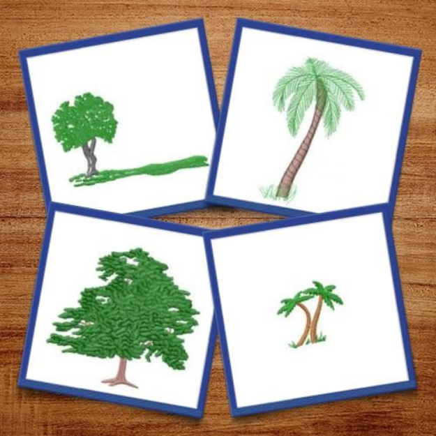 Picture of Trees Embroidery Design Pack