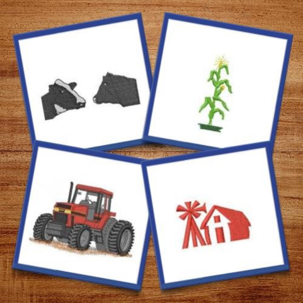 Picture of Farming Embroidery Design Pack