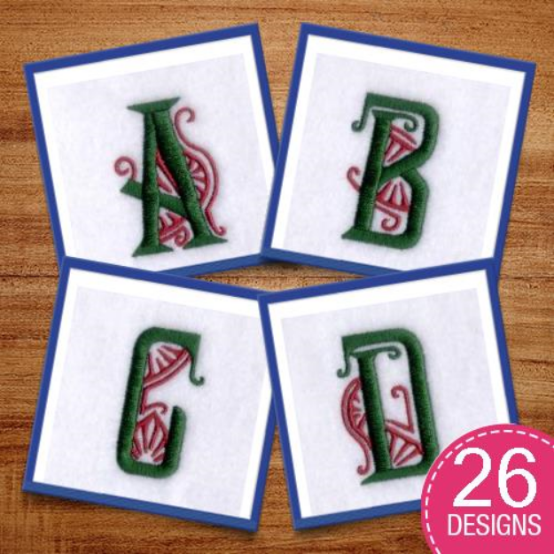 Picture of Art Deco Monograms Embroidery Design Pack