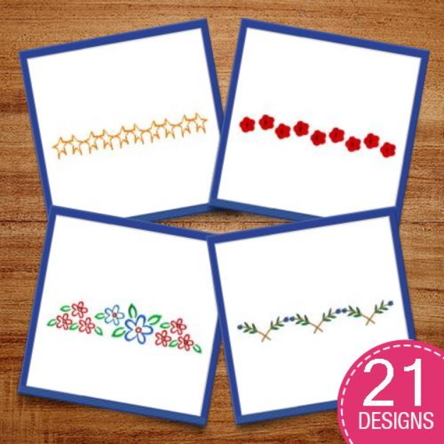 Picture of Border #1 Embroidery Design Pack