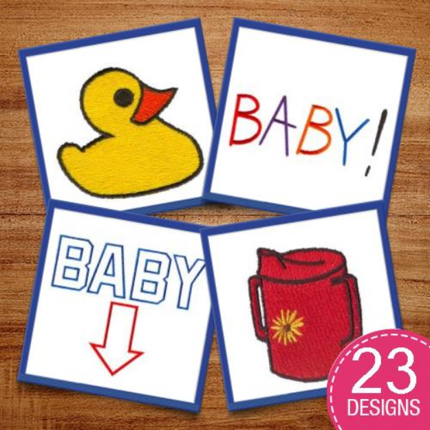 Picture of Baby #1 Embroidery Design Pack